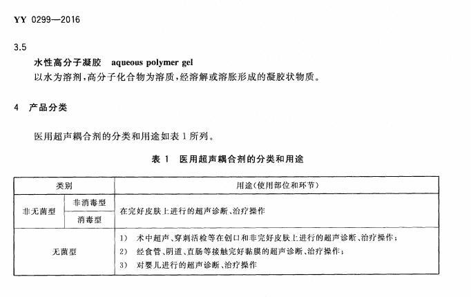 醫(yī)用超聲耦合劑的分類(lèi)和用途 醫(yī)用超聲耦合劑的分類(lèi)和用途